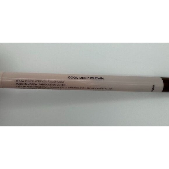 Dominique Cosmetics Brow Frame COOL DEEP BROWN 4-in-1 Brow Pencil .007 oz .2g - Picture 2 of 2